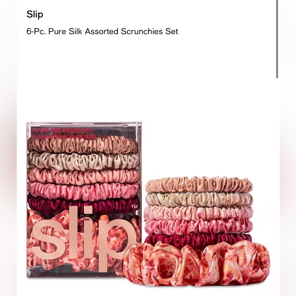 NWT Slip Silk Hair Ties - set of 6